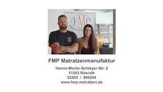 FMP Matratzenmanufaktur in Rösrath [upl. by Wallack]