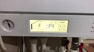 How do you reset the error F4 Combi Boiler Viessmann Vitodens 100 Gas fault [upl. by Cliff]