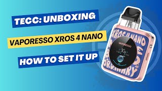 Vaporesso XROS 4 Nano – Unboxing amp Easy Setup Guide 🔥 [upl. by Ahterahs]