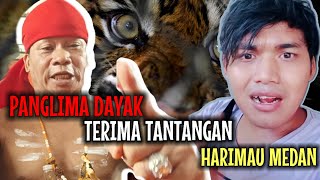 PANGLIMA DAYAK TERIMA TANTANGAN HARIMAU MEDAN [upl. by Phylis456]