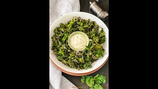 Air Fryer Kale Chips shorts [upl. by Yendroc532]