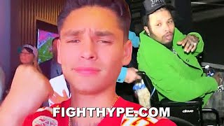 RYAN GARCIA REACTS TO GERVONTA DAVIS IN A WHEELCHAIR SENDS HIM quotSTAY FOCUSEDquot MESSAGE [upl. by Ecilahs]