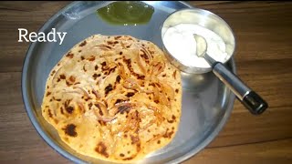 Kandyacha Paratha Onion Paratha  Truptis Recipe Marathi [upl. by Enialehs]