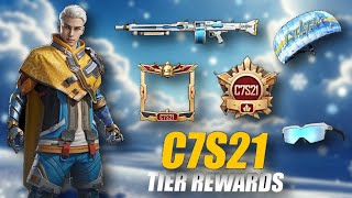 C7s21 Tier Rewards 🔥 BGMI amp PUBGM Tier Rewards  Cycle 7 Season 21 Tier Reward 🤔 pubg bgmi [upl. by Tnirb]