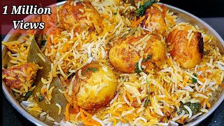 Restaurant Style Egg Biryani  Easy Egg Biryani  Anda Biryani Recipe  Ande Ki Dum Biryani [upl. by Bautista]