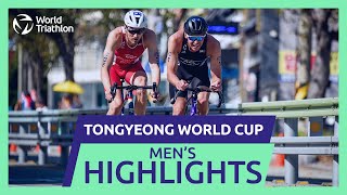 Race Highlights  2024 TONGYEONG WORLD TRIATHLON CUP  Men [upl. by Eonak]