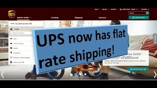 UPScom Simple Rate flat rate shipping [upl. by Beeson679]