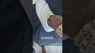 Quavo Shows His Travis Scott Jordan 1 Low x Michael Rubin White Party 2024 travisscott [upl. by Iover]