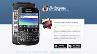 Instagram For Blackberry [upl. by Kelley502]