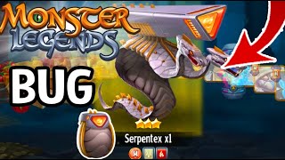 Monster Legends Serpentex for 5 Gems 😍 Bounty hunt Treasure Cave Xandrite Spellbound [upl. by Sitarski]