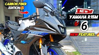 Finally 2024 New YAMAHA R15M CARBON FIBER EDITION Bs7 Model Is Here🔥 NAVIGATION और 6 New Features 😍 [upl. by Eikin]