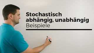 Stochastisch abhängig unabhängig Beispiele Wahrscheinlichkeitsrechnung  Mathe by Daniel Jung [upl. by Irish]