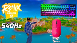 SteelSeries Apex Pro TKL ASMR 😴 Solo Gameplay 🏆 Satisfying Keyboard Fortnite 360 FPS 4K [upl. by Wade]