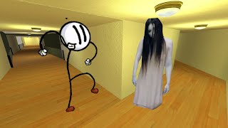 Henry Stickmin and Kayako Saeki Gmod Nextbot [upl. by Nachison]