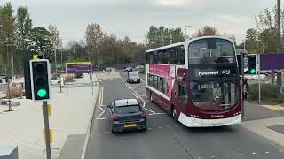 Lothian Buses Route 33 Millerhill  Wester Hailes 622 [upl. by Enoch]