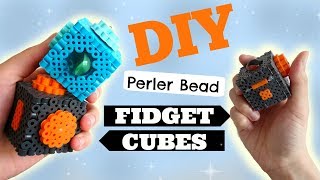 DIY 3D Perler Bead Fidget Cubes [upl. by Melisenda241]