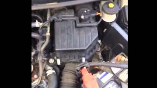 07 Honda Civic Ex Injen Short Ram Intake BeforeAfter [upl. by Ostap]