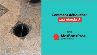 Comment déboucher une douche   Le Tuto Maison Relax [upl. by Nylessej]