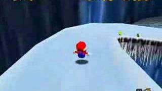 Super Mario 64 Walkthrough Fat Penguin Race  Easter Egg [upl. by Artekal]