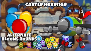 Castle Revenge Alternate Bloons Rounds 🚫 Monkey Knowledge WalkthroughGuide  Bloons TD6 [upl. by Stannfield]