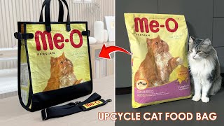 UPCYCLING CAT FOOD BAG ASMR [upl. by Eixela]