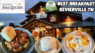 Five Oaks Farm Kitchen Breakfast Review 1 On Tripadvisor SeviervillePigeon Forge TN [upl. by Ignatzia]