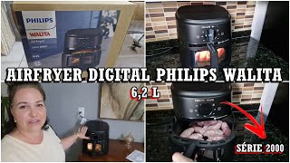 AIRFRYER digital da PHILIPS WALITA Série 2000 62 L [upl. by Weibel]