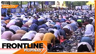 Libulibong Muslim nagtipontipon para sa Eid’l Fitr  Frontline Pilipinas [upl. by Erdnaet595]