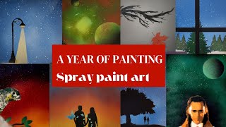 Spray paint art compilation [upl. by Witkin291]