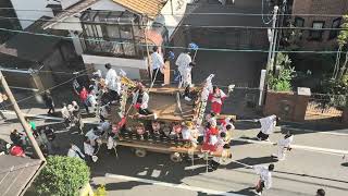 Ashiya Hyogo Japan 兵庫県芦屋市  Ashiya Fall Danjiri Festival 芦屋秋だんじり祭り 2024 Oct 12 [upl. by Ayerhs110]