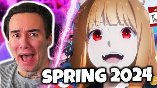 Spring Anime 2024 in a Nutshell  REACTION [upl. by Lavina]