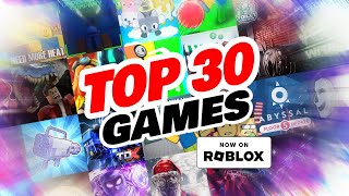 TOP 30 ROBLOX GAMES FROM 2023 [upl. by Ehling583]