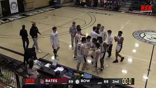 Bowdoin Mens Basketball vs Bates 2224 [upl. by Esertap994]