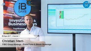 FOREX amp BITCOINTRADING Live aus Frankfurt 5 IBDays 2017 [upl. by Oiramat647]