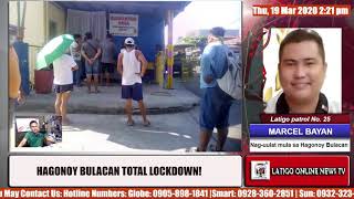 HAGONOY BULACAN NAKATOTAL LOCKDOWN MARCEL BAYAN [upl. by Blackmore468]