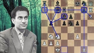 Mikhail Tal takes his opponent into a deep dark forest [upl. by Anelegna]