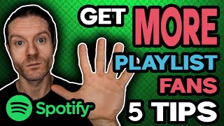 Spotify Hacks  How To Promote And Grow Your Spotify Playlist  5 Tips [upl. by Kolnick]