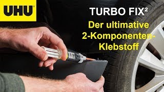 UHU Turbo Fix²  Der ultimative 2KomponentenKlebstoff [upl. by Gnilyarg]