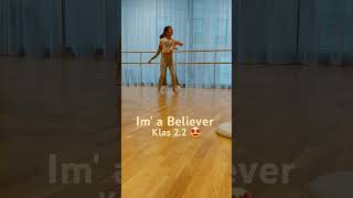 Im a Believer Smash Mouth Dans Kid dance shortvideo learning dance shorts FamilyfunL9 [upl. by Azerila]