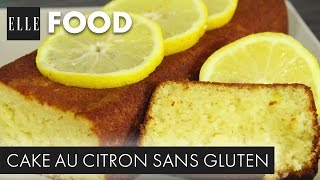 Recette  Cake au citron sans gluten avec L’atelier de Roxane┃ELLE Cuisine [upl. by Aerdnaeel]