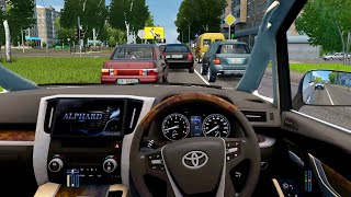 City Car Driving  Toyota Alphard  Normal Driving [upl. by Trescott]