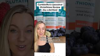 Cymbiotika Liposomal Glutathione Review by a dietitian glutathione gsh [upl. by Atterual]