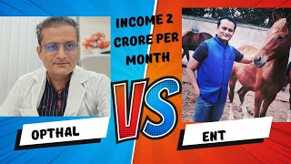 MS Ophthalmology branch review income pros and cons job profile work life balance Vs MS ENT [upl. by Maynard]