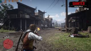 Red Dead Redemption 2  Valentine Shootout Brutal Kills [upl. by Aitan561]