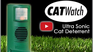 Catwatch Ultrasonic Cat Deterrent  Instructional User Guide [upl. by Maynord]