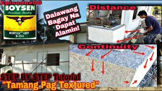 Paano Mag TEXTURED Paint  Boysen Acrytex Cast step by step  Episode6 Painting Proj [upl. by Mcquillin]