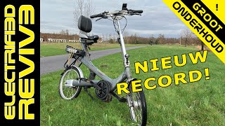 Groot onderhoud Giant Revive ebike en recordbrekend proefritje 48kmu [upl. by Ollehcram]