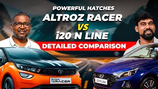 எப்படி இருக்கு Watch The Altroz Racer Go Headtohead With I20 Nline In This Thrilling Comparison [upl. by Lilly437]