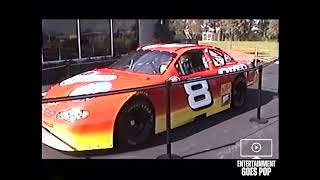 Dale Earnhardt Jr Oreo Daytona Busch Car  Jeff Gordon Looney Tunes Car  Display Nascar Day 2002 [upl. by Melicent]