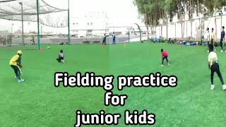 Fielding practice for junior kids  Great fielding [upl. by Hildebrandt]